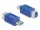 Delock USB 5 Gbps adapter A-típusú USB apa   B-típusú USB anya (elforgatott elrendezés) (DL-67217)