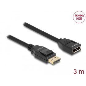   Delock DisplayPort 1.2 hosszabbító kábel 4K 60 Hz 3 m (DL-80003)