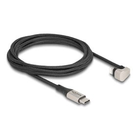   Delock Adat- és töltőkábel USB Type-C  - Lightning  iPhone  és iPad  180 -ban hajlított 2 m Mfi (DL-80026)
