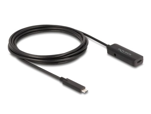 Delock Aktív USB 10 Gbps bővítő kábel USB Type-C  3 m hosszú