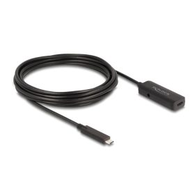   Delock Aktív USB 10 Gbps bővítő kábel USB Type-C  5 m hosszú (DL-80028)