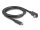 Delock USB 10 Gbps kábel USB Type-C apa USB Type-C apa, ívelt felfelé / lefelé, 1 m 4K PD 60 W E-Marker