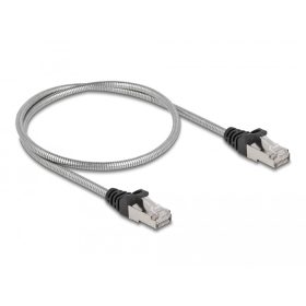   Delock RJ45, fém borítású kábel Cat.6A U/FTP, 0,5 méter (DL-80107)