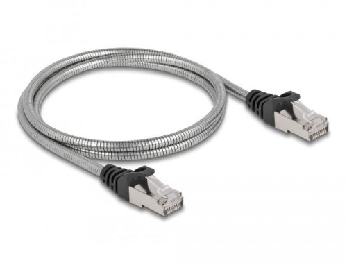 Delock RJ45, fém borítású kábel Cat.6A U/FTP, 1 méter