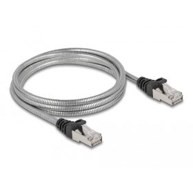   Delock RJ45, fém borítású kábel Cat.6A U/FTP, 2 méter (DL-80109)