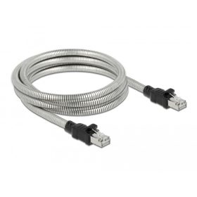   Delock RJ45, fém borítású kábel Cat.6A U/FTP, 5 méter (DL-80111)