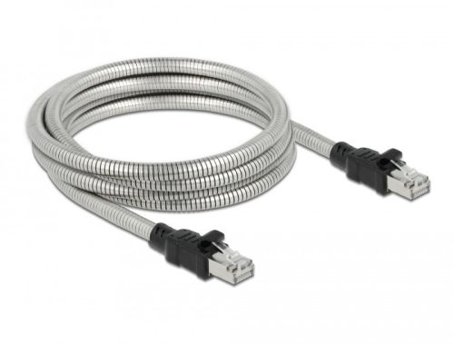 Delock RJ45, fém borítású kábel Cat.6A U/FTP, 5 méter