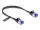 Delock RJ45 lapos patch kábel apa - apa Cat.6A flexibilis 0,25 m fekete (DL-80172)