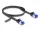 Delock RJ45 lapos patch kábel apa - apa Cat.6A flexibilis 0,5 m fekete (DL-80174)