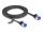Delock RJ45 lapos patch kábel apa - apa Cat.6A flexibilis 2 m fekete