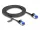 Delock RJ45 lapos patch kábel apa - apa Cat.6A flexibilis 2 m fekete (DL-80176)