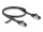 Delock RJ45 lapos patch kábel apa - apa Cat.8.1 flexibilis 0,5 m fekete (DL-80178)