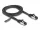 Delock RJ45 lapos patch kábel apa - apa Cat.8.1 flexibilis 1 m fekete (DL-80179)