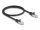 Delock RJ50 kábel apa - RJ50 apa S/FTP 0,5 m fekete (DL-80186)