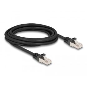   Delock RJ50 kábel apa - RJ50 apa S/FTP 3 m fekete (DL-80189)
