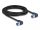 Delock RJ45 hálózati kábel Cat.6A S/FTP jobbra hajló 3 m fekete (DL-80216)