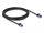 Delock RJ45 hálózati kábel Cat.6A S/FTP vékony 3 m fekete (DL-80229)