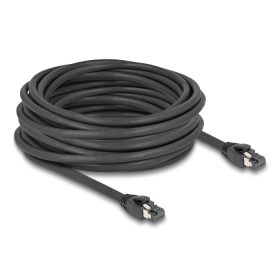   Delock RJ45 hálózati kábel Cat.8.1 S/FTP 10 m akár 40 Gbps fekete (DL-80237)