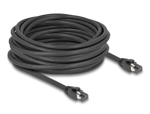 Delock RJ45 hálózati kábel Cat.8.1 S/FTP 10 m akár 40 Gbps fekete