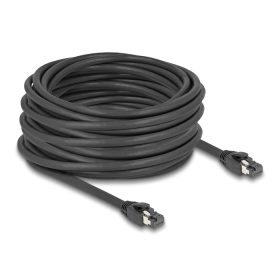   Delock RJ45 hálózati kábel Cat.8.1 S/FTP 15 m akár 40 Gbps fekete (DL-80238)