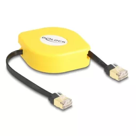   Delock RJ45 kihúzhatós kábel Cat.6A STP 1,5 m fekete / sárga (DL-80239)