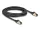 Delock RJ45 hálózati kábel Cat.6A apa - apa S/FTP fekete 3 m - Cat.7 nyers kábellel, mely alkalmas bel- és kültéri használatra (DL-80250)