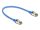 Delock RJ45 hálózati kábel Cat.8.1 F/FTP vékony 0,3 m kék (DL-80331)