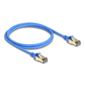   Delock RJ45 hálózati kábel Cat.8.1 F/FTP vékony 1 m kék (DL-80333)