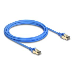   Delock RJ45 hálózati kábel Cat.8.1 F/FTP vékony 3 m kék (DL-80335)