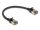 Delock RJ45 hálózati kábel Cat.8.1 F/FTP Slim Pro 0,25 m, fekete (DL-80337)