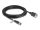 Delock M12 kábel X-kódú 8 tűs anya - RJ45 anya Cat.6A S/FTP installálásához 5 m, fekete