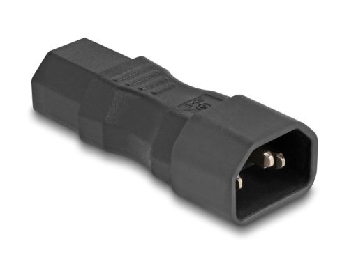 Delock Tápadapter IEC 60320 - C14 - C13, apa / anya, 10 A, egyenes