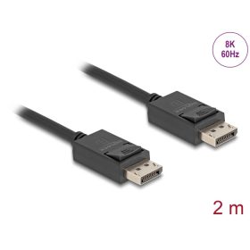 Delock DisplayPort kábel 8K 60 Hz 40 Gbps 2 m (DL-80493)