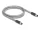 Delock M12 kábel L-kódolt 5 tűs apa - apa PUR húzóláncokhoz alkalmas 1 m szürke (DL-80532)