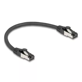   Delock RJ45 hálózati kábel Cat.8.1 S/FTP 0,25 m fekete (DL-80566)