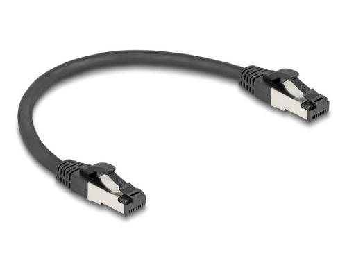 Delock RJ45 hálózati kábel Cat.8.1 S/FTP 0,25 m fekete