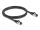 Delock RJ45 hálózati kábel Cat.8.1 S/FTP 1 m fekete (DL-80571)
