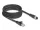 Delock M12 kábel X-kódolt 8 tűs apa - RJ45 anya Cat.5e S/FTP flexibilis 5 m fekete (DL-80594)