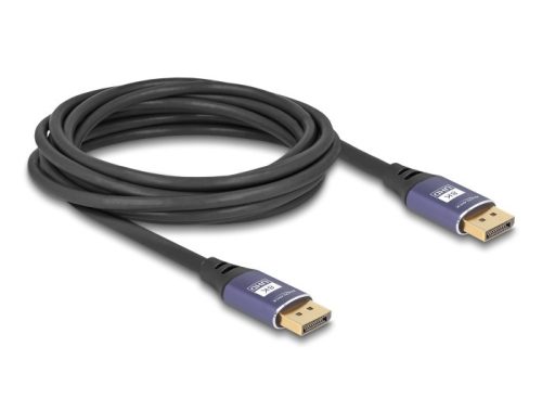 Delock DisplayPort kábel 8K 60 Hz 5 m lila fém