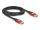 Delock DisplayPort kábel 8K 60 Hz 3 m piros fém (DL-80606)