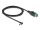 Delock PoweredUSB kábel apa 12 V - DC 5,5 x 2,5 mm apa ívelt 2 m (DL-80610)