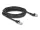 Delock RJ45 hálózati kábel Cat.6A S/FTP 45 -ben jobbra hajlított apa   egyenes apa 5 m, fekete (DL-80625)