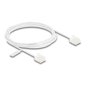  Delock RJ45 hálózati kábel Cat.6 UTP ultravékony 2 m fehér rövid csatlakoztatókkal (DL-80775)