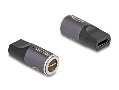Delock Adapter Lenovo Laptop töltő kábelhez USB Type-C  anya   mágneses 8 tűs konnektor