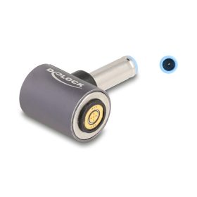   Delock Adapter HP Laptop töltő kábelhez 4,5 x 3,0 mm apa   mágneses 8 tűs konnektor (DL-80784)