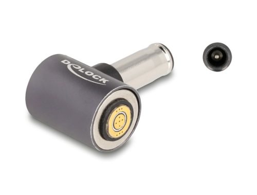 Delock Adapter Laptop töltő kábelhez 5,5 x 2,1 mm apa   mágneses 8 tűs konnektor