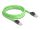 Delock RJ45 hálózati kábel Cat.6A apa   apa SF/UTP alkalmas kábelvezető láncokhoz PUR (TPU) 2 m zöld
