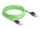 Delock RJ45 hálózati kábel Cat.6A apa   apa SF/UTP alkalmas kábelvezető láncokhoz PUR (TPU) 2 m zöld (DL-80890)