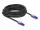 Delock RJ45 hálózati kábel Cat.6 UTP 180 -os hajlítással apák fekete színű 7,5 m (DL-80930)