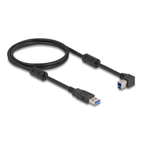   Delock USB 5 Gbps kábel A-típusú apa - B-típusú apa 90  balra hajlítva 1 m (DL-81100)